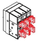 ABB SPA - ABB1SDA038055R1 3 TERM.VERT.III PER FISSO E4