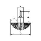 ABC TOOLS SPA ABCD40130050 SPAZZOLE D 4013X50