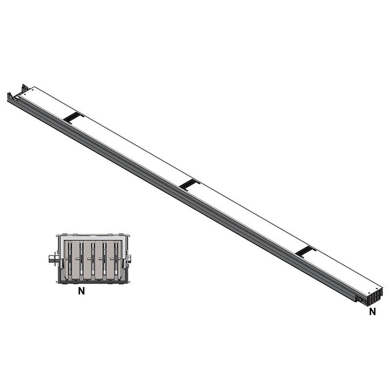 DKC POWER SOLUTIONS - HRCDTA63ESP01AA EL. DISTRIB. STD 3000MM 1 LATO 3 DERIV.