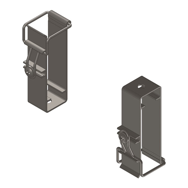 DKC POWER SOLUTIONS - HRCLTN70QFIU8AA000 STAFFA SEMPLICE ALLUMINIO DOPPIA