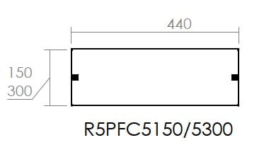 DKC-RAMBLOCK RMBR5PFC5150 PORTA DISTRIBUZIONE 500X150 CIECA