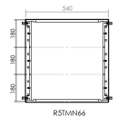 DKC-RAMBLOCK RMBR5TMN66 TELAIO MODULARE 600X600