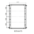DKC-RAMBLOCK RMBR5TMN75 TELAIO MODULARE 700X500