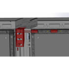 DKC-RAMBLOCK RMBRZBS04 BOCCOLE UNIONE ASTE CON STAFFA DI SOSTEG