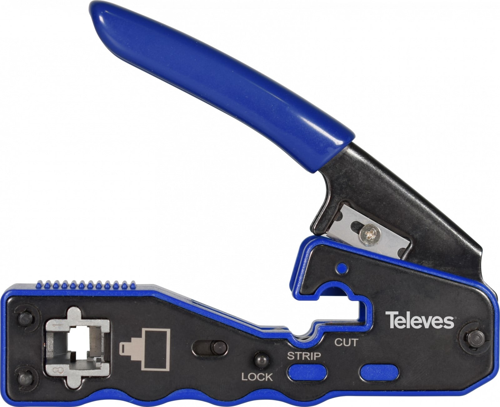 TELEVES ITALIA SRL TVV209802 CRIMP.TAGLIO AUT.MASCH.RJ45 PASS-THROUGH