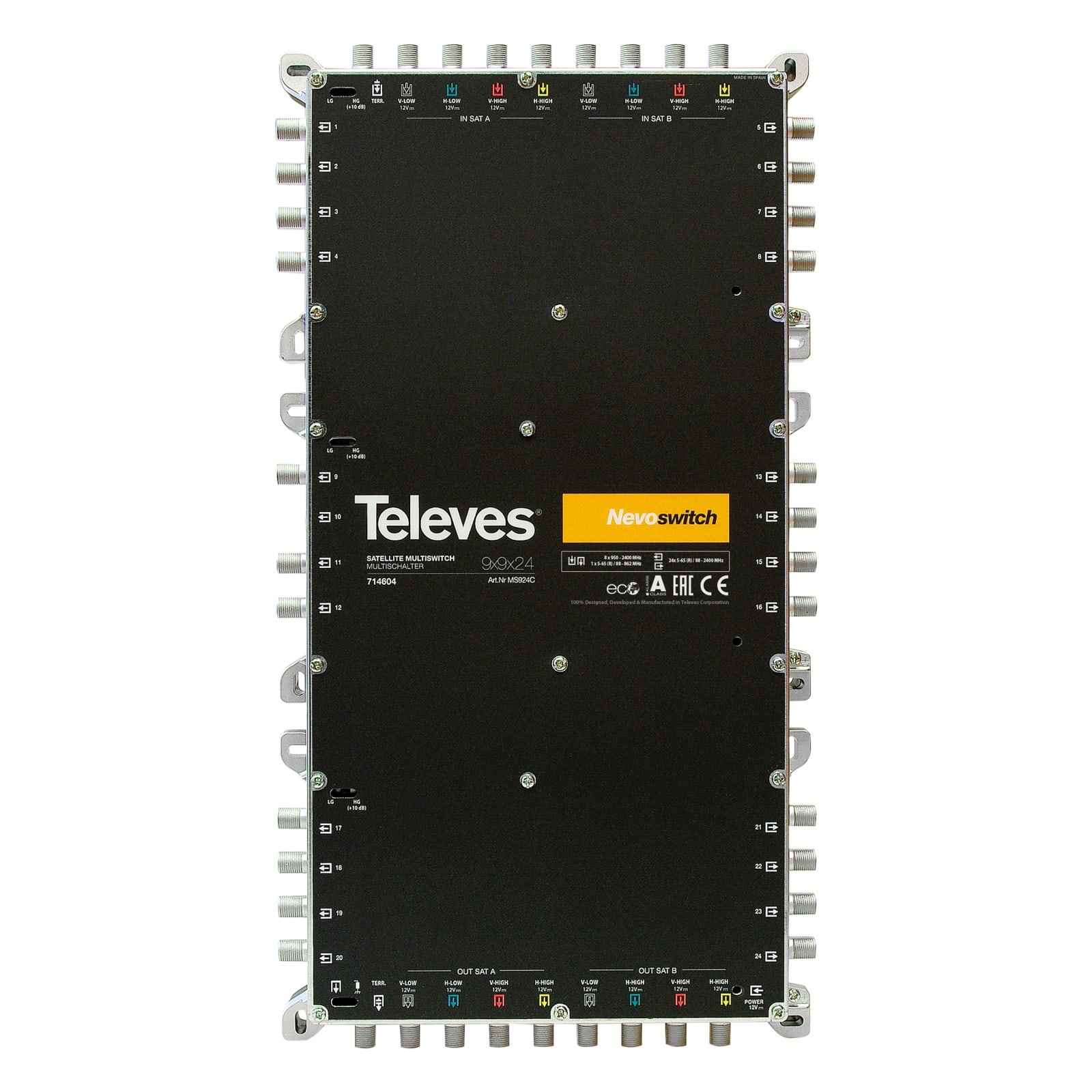 TELEVES ITALIA SRL TVV714604 NEVOSWITCH 9X9X24 F TERMINALE/CASCATA