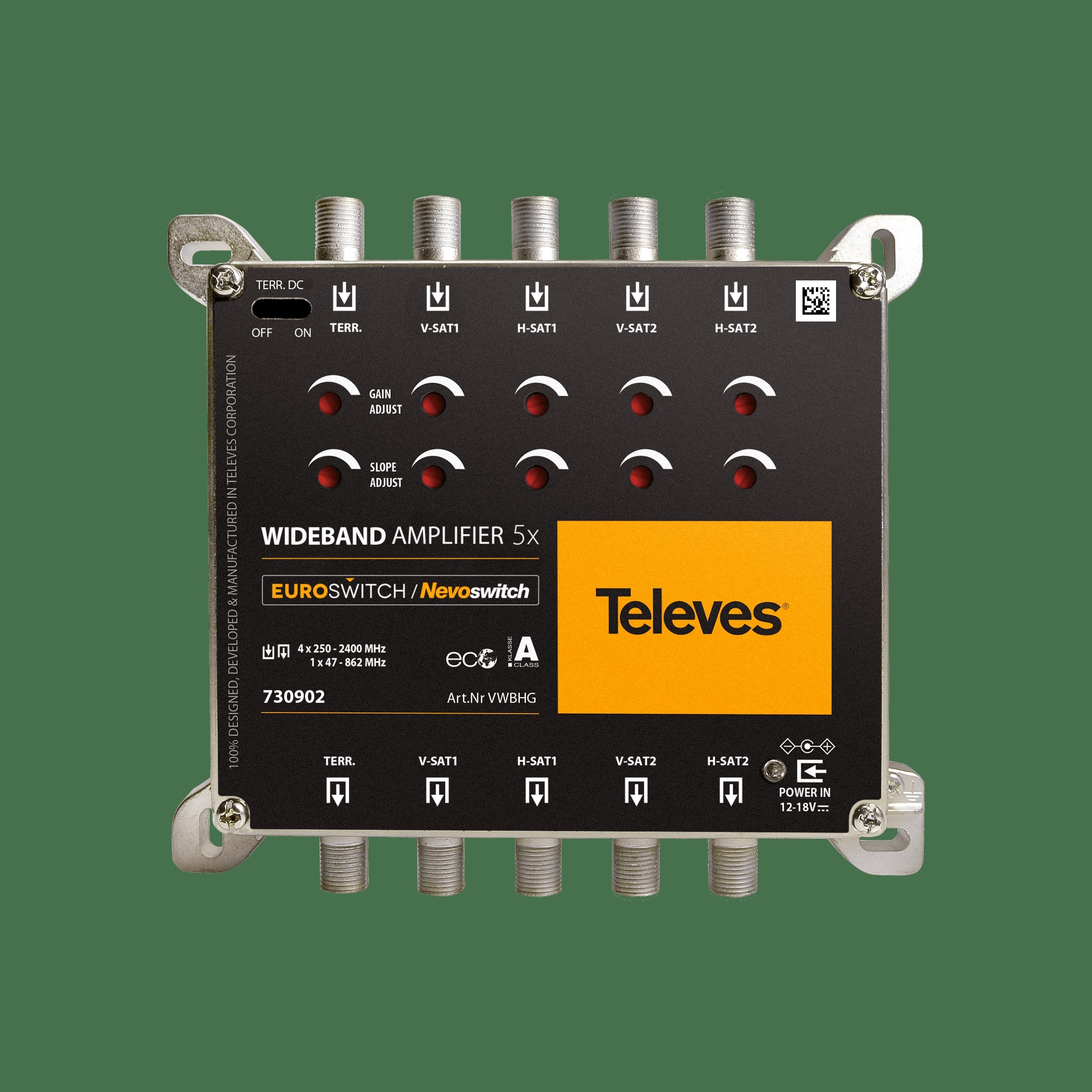 TELEVES ITALIA SRL - TVV730902 EURO/NEVO AMPLIF.WB 5X5 F G27/29DB