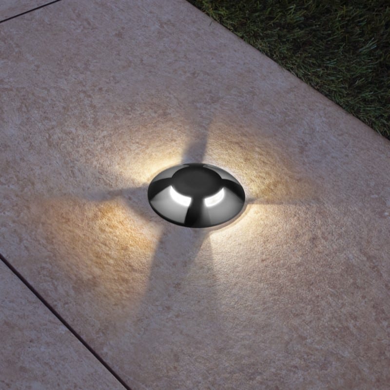 CENTURY ITALIA SRL CUYARGOC-4NE CALPESTABILE LED ARGO COVER 4 LUCI NERO