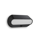 CENTURY ITALIA SRL - CUYAUONE-052540 APPLIQUE LED SOLAR AURA OVALE NERA