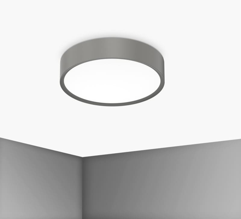 CENTURY ITALIA SRL CUYBCL-1730GR PLAF. BLANCA LUXE 300MM GRIGIO