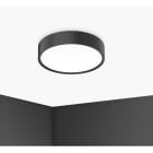 CENTURY ITALIA SRL - CUYBCL-1730NE PLAF. BLANCA LUXE 300MM NERO