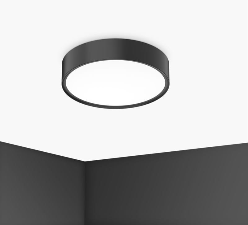 CENTURY ITALIA SRL CUYBCL-1730NE PLAF. BLANCA LUXE 300MM NERO