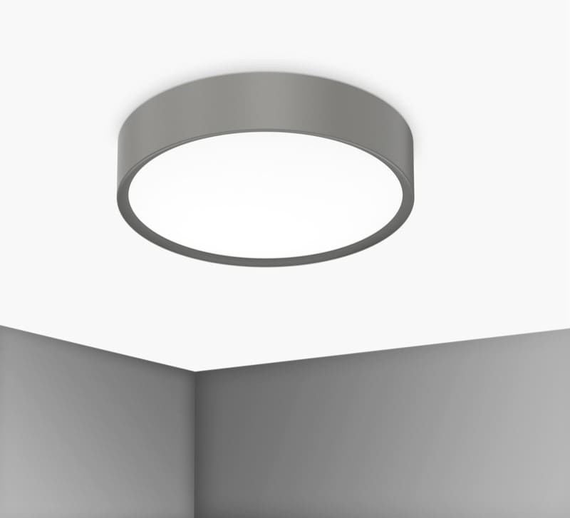 CENTURY ITALIA SRL - CUYBCL-2440GR PLAF. BLANCA LUXE 400MM GRIGIO