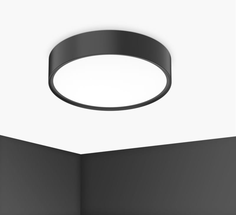 CENTURY ITALIA SRL CUYBCL-2440NE PLAF. BLANCA LUXE 400MM NERO
