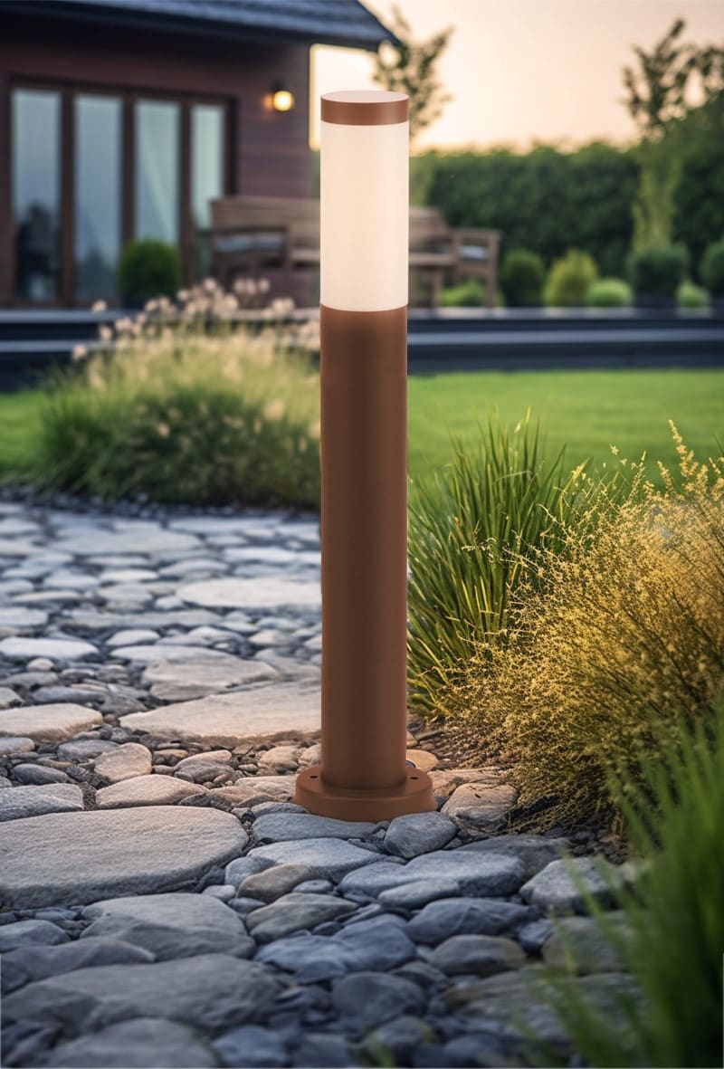 CENTURY ITALIA SRL CUYBMB-8027CO PALETTO LED BAMBOO 800MM CORTEN