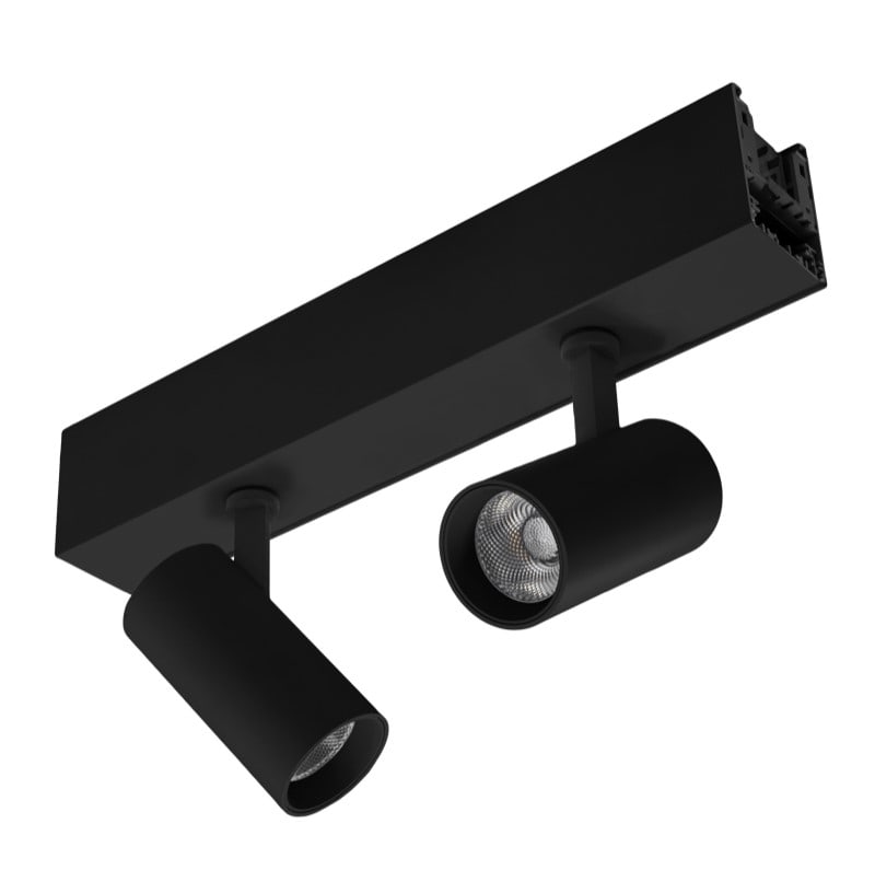 CENTURY ITALIA SRL CUYPRIS-TRACK2NE SPOTLIGHT LINEARE PRIS MEA 2 LUCI NERO