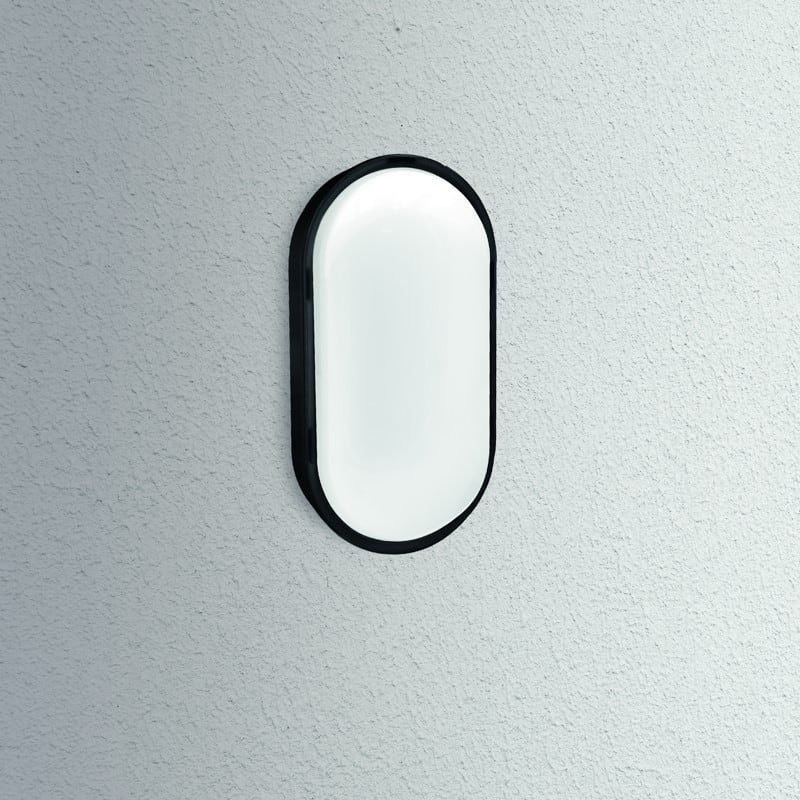 CENTURY ITALIA SRL CUYSMON-242740 PLAFONIERA LED SIMPLY OVALE NERA