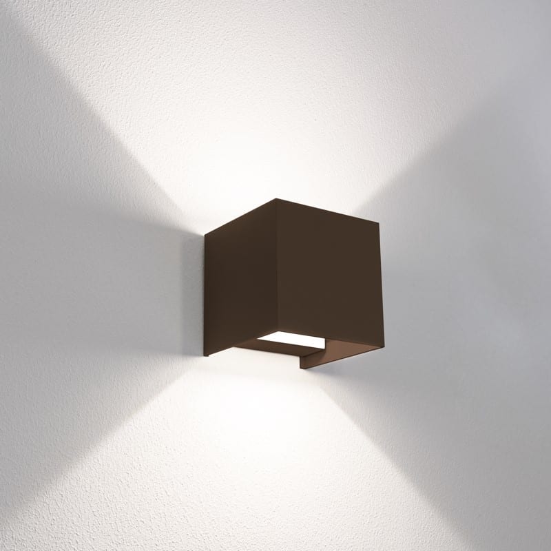 CENTURY ITALIA SRL CUYUDSCO-1010 APPLIQUE LED UP&DOWN QUADRATO CORTEN