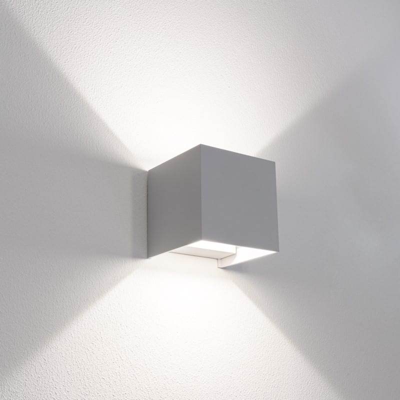 CENTURY ITALIA SRL - CUYUDSGR-1010 APPLIQUE LED UP&DOWN QUADRATO GRIGIO