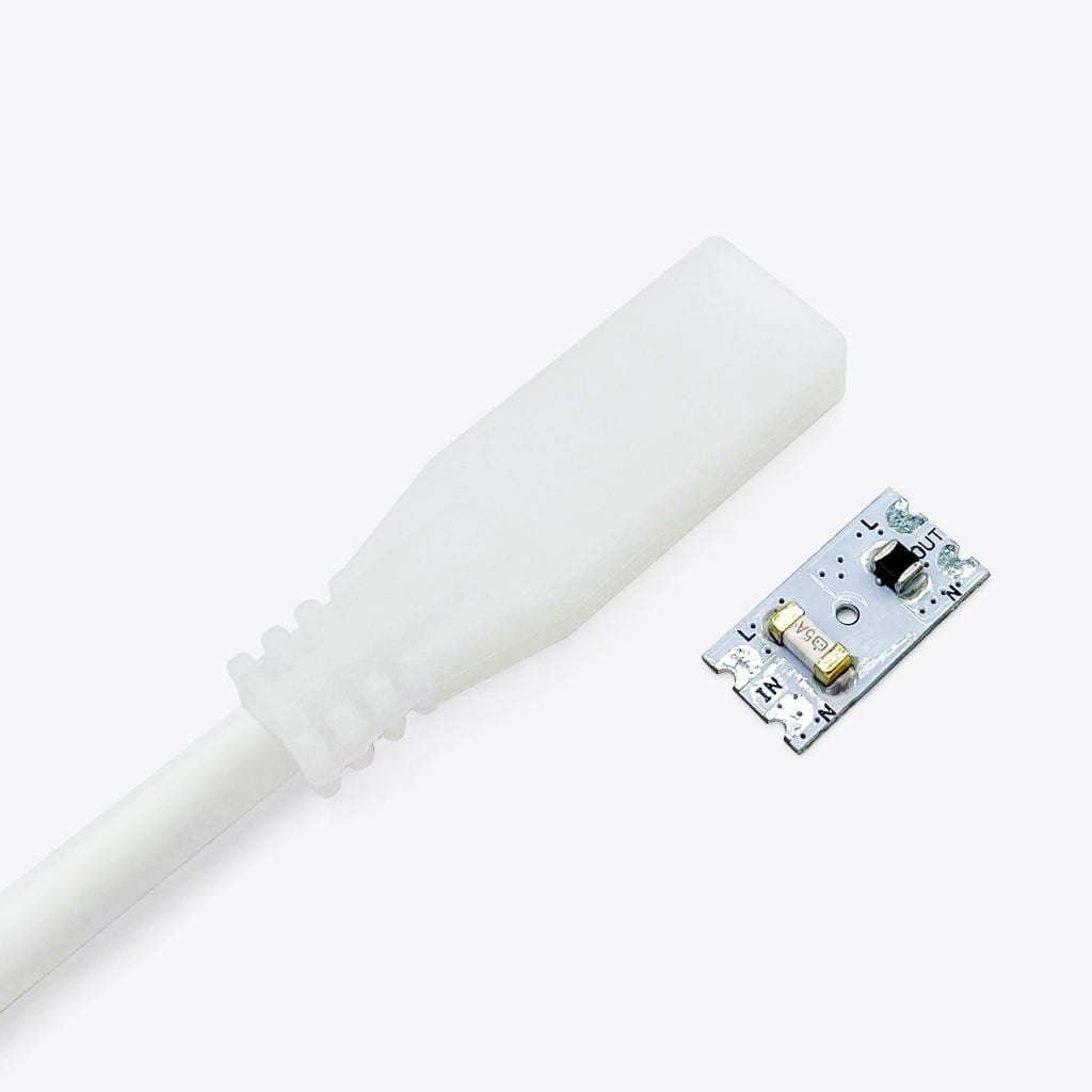 THREELINE ITALIA SRL EHTCTFHVP Conn. strip LED aliment./fusibile per HV