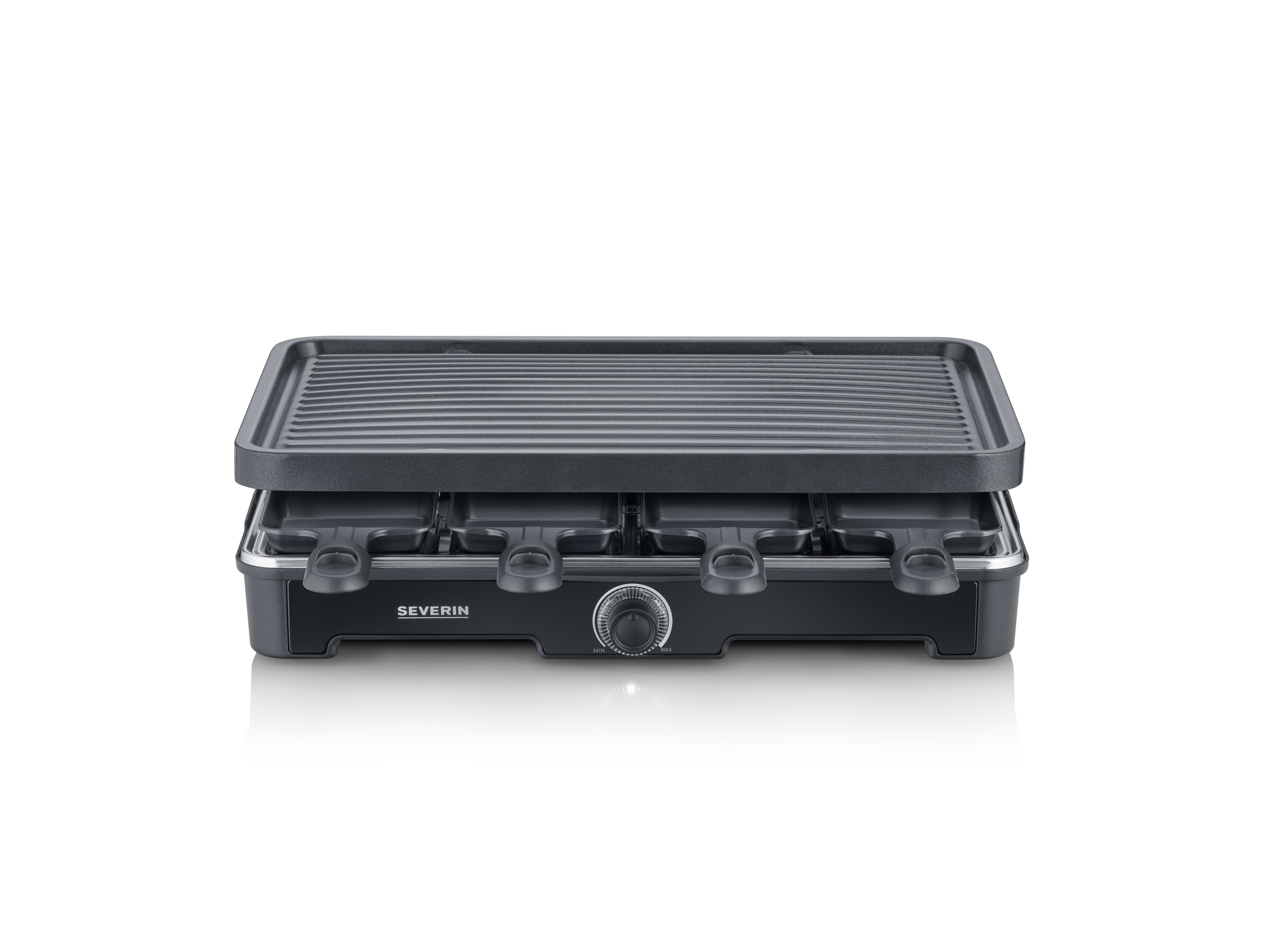 Severin SEV967000 Raclette 1400W 8PfAnnchen antihaft Gril