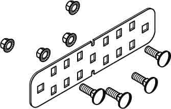 DIETZEL - DIE021752 Rinnenverbinder, 45x190 mm, inkl. 1x KLR