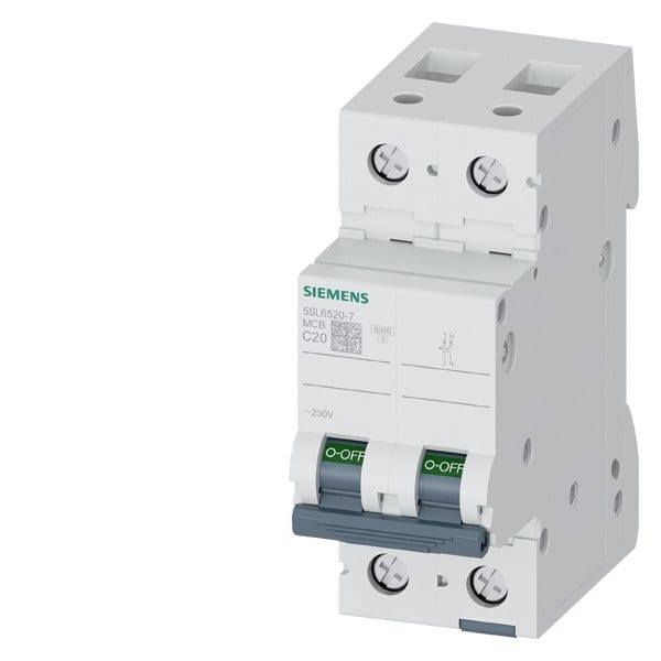Siemens Hausgerate - SIZ5SL65207 Leitungsschutzschalter 230V 6kA, 1+N-pol