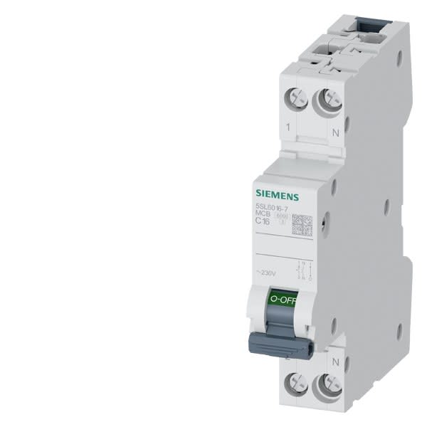Siemens Hausgerate - SIZ5SL60167 LEITUNGSSCHUTZSCHALTER 230V 6KA, 1+N-POL