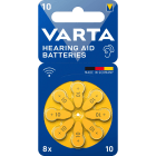 VARTA CONSUMER BATT VAT24610101418 HEARING AID BATTERY 10 BLI 8