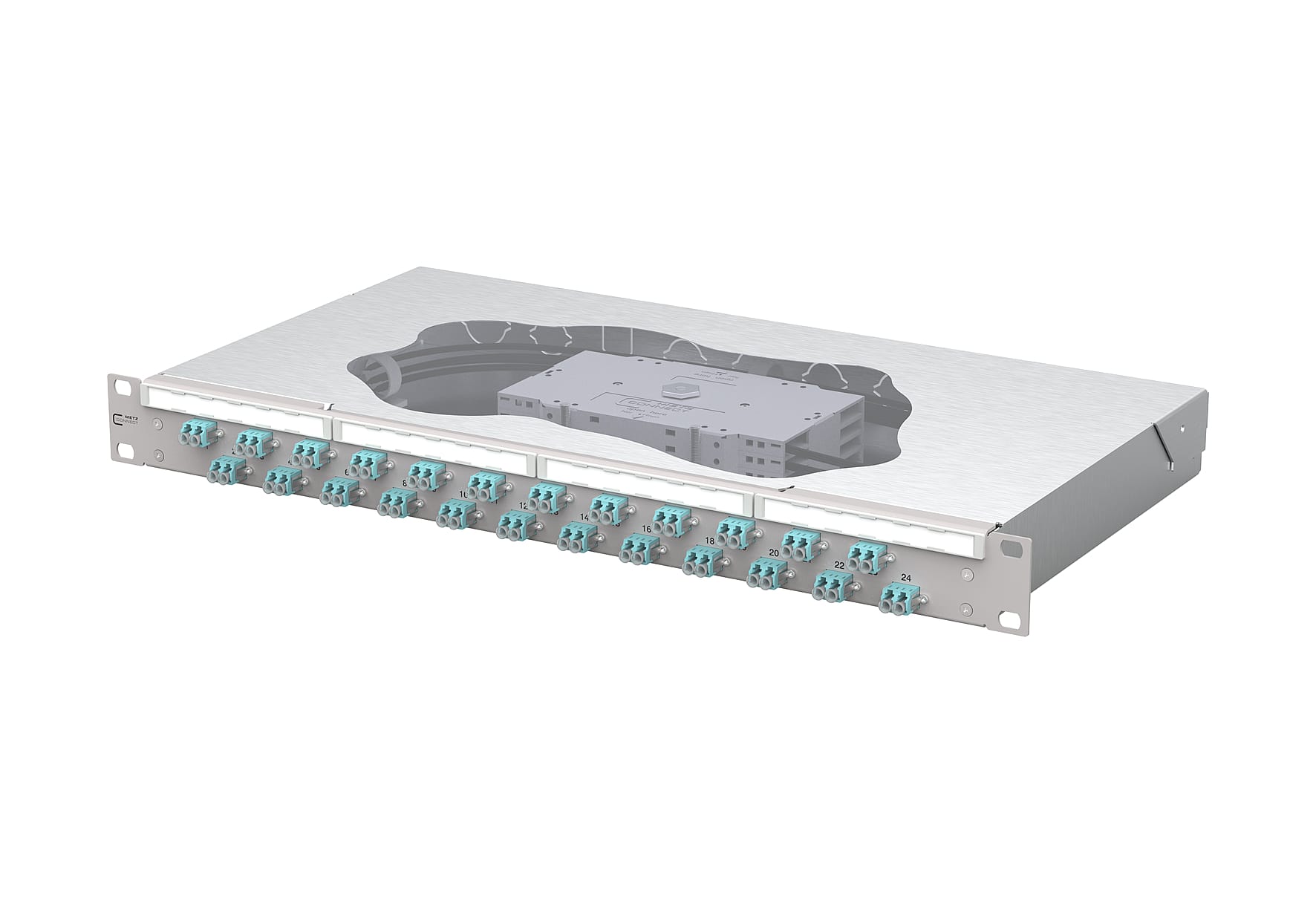 Metz - MEZ1504557724-E OpDAT fix2 Patchfeld splice 24xLC-D OM3