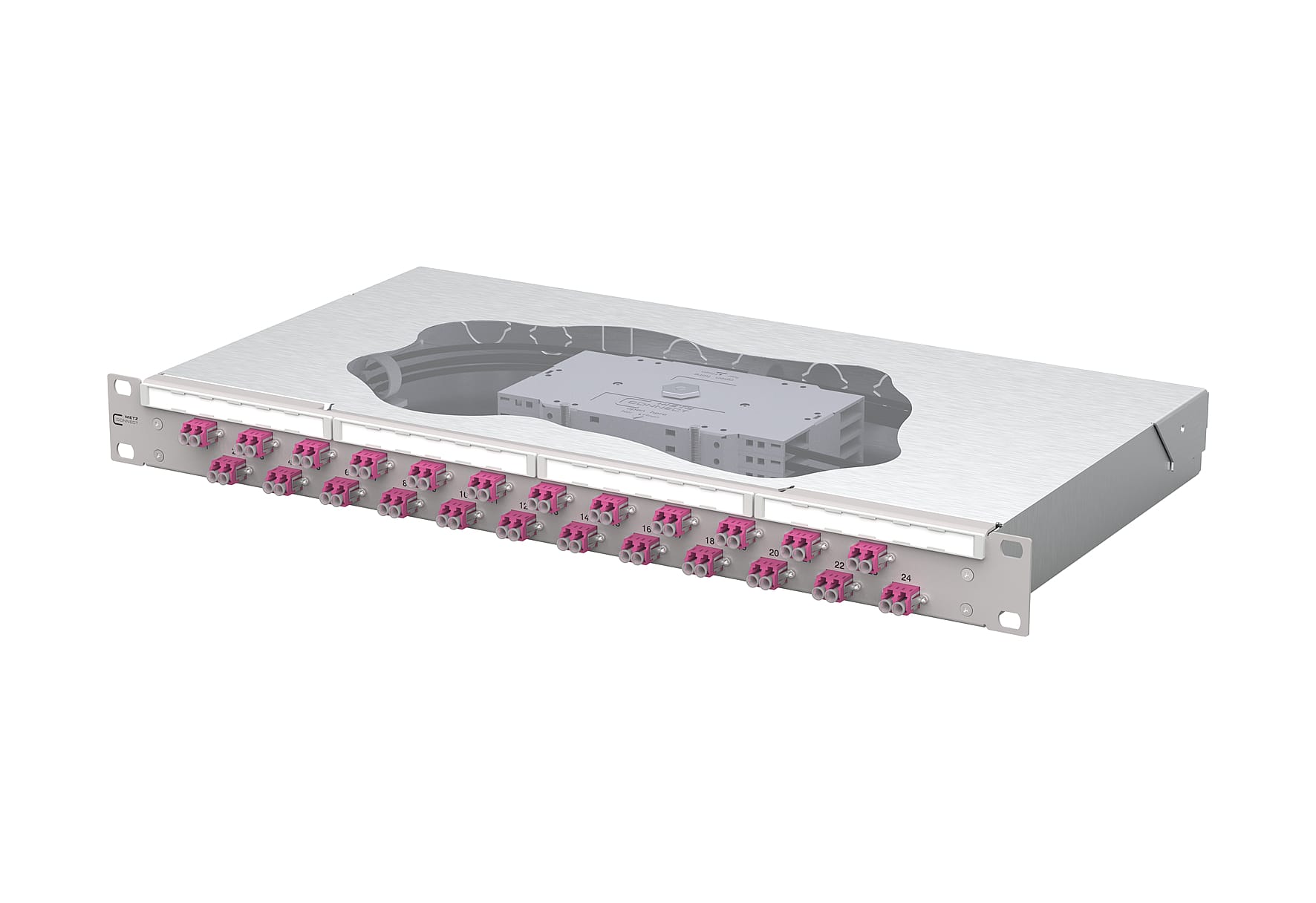 Metz - MEZ1504577524-E OpDAT fix2 Patchfeld splice 24xLC-D OM4