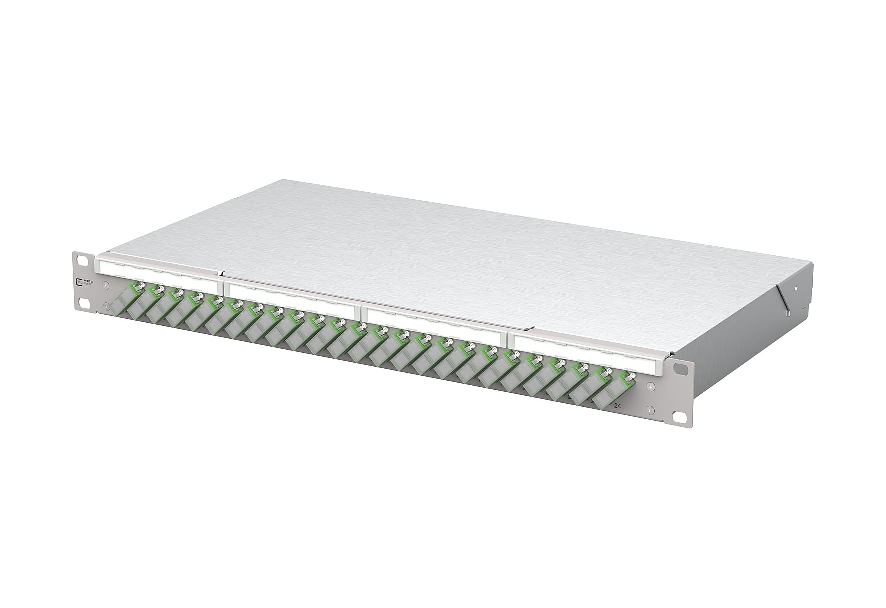 Metz MEZ150450F224-E OpDAT fix2 Patchfeld VIK 24xSC-D APC OS2