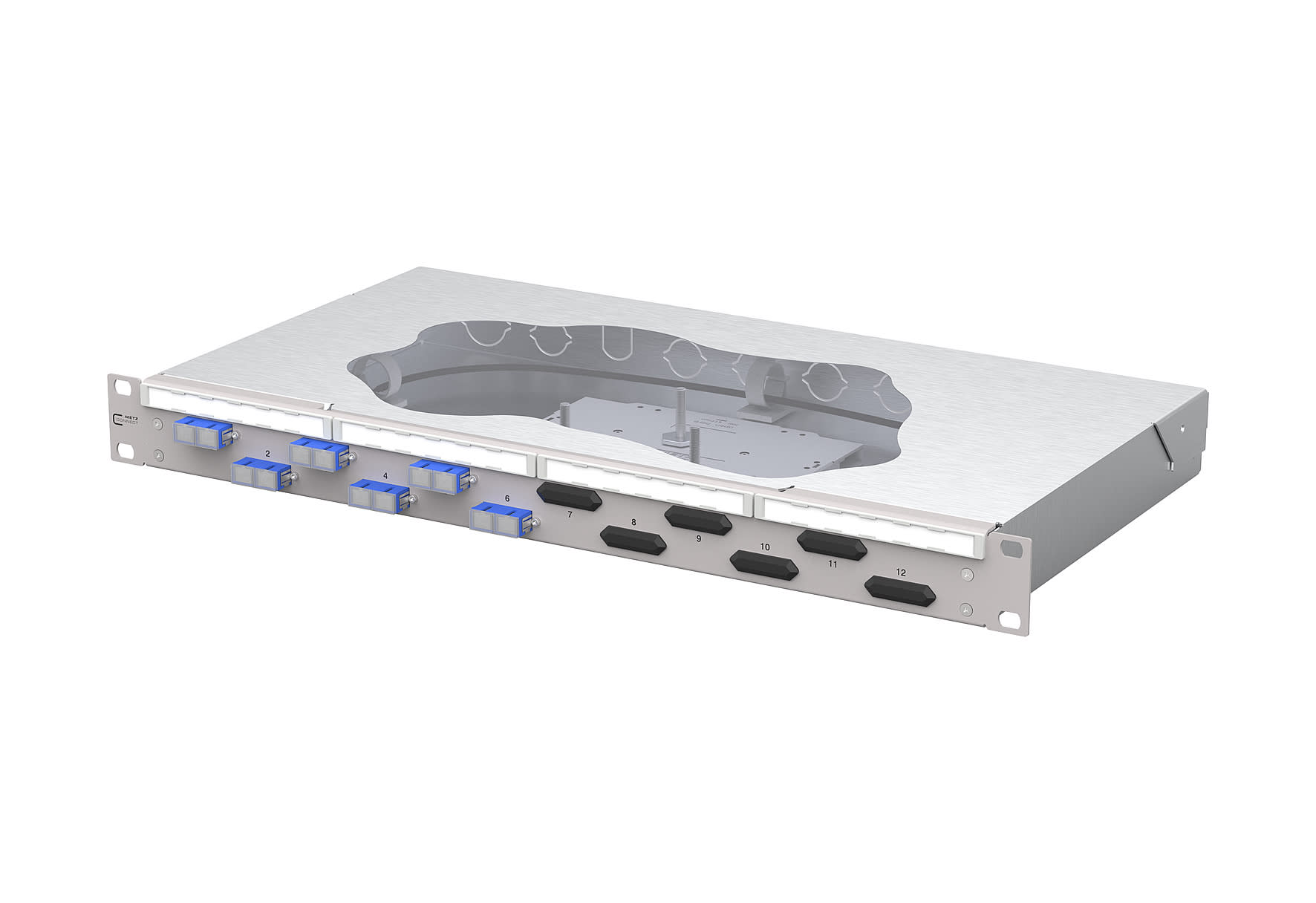 Metz - MEZ150459E206-F OpDAT fix2 Patchfeld splice 6xSC-D OS2