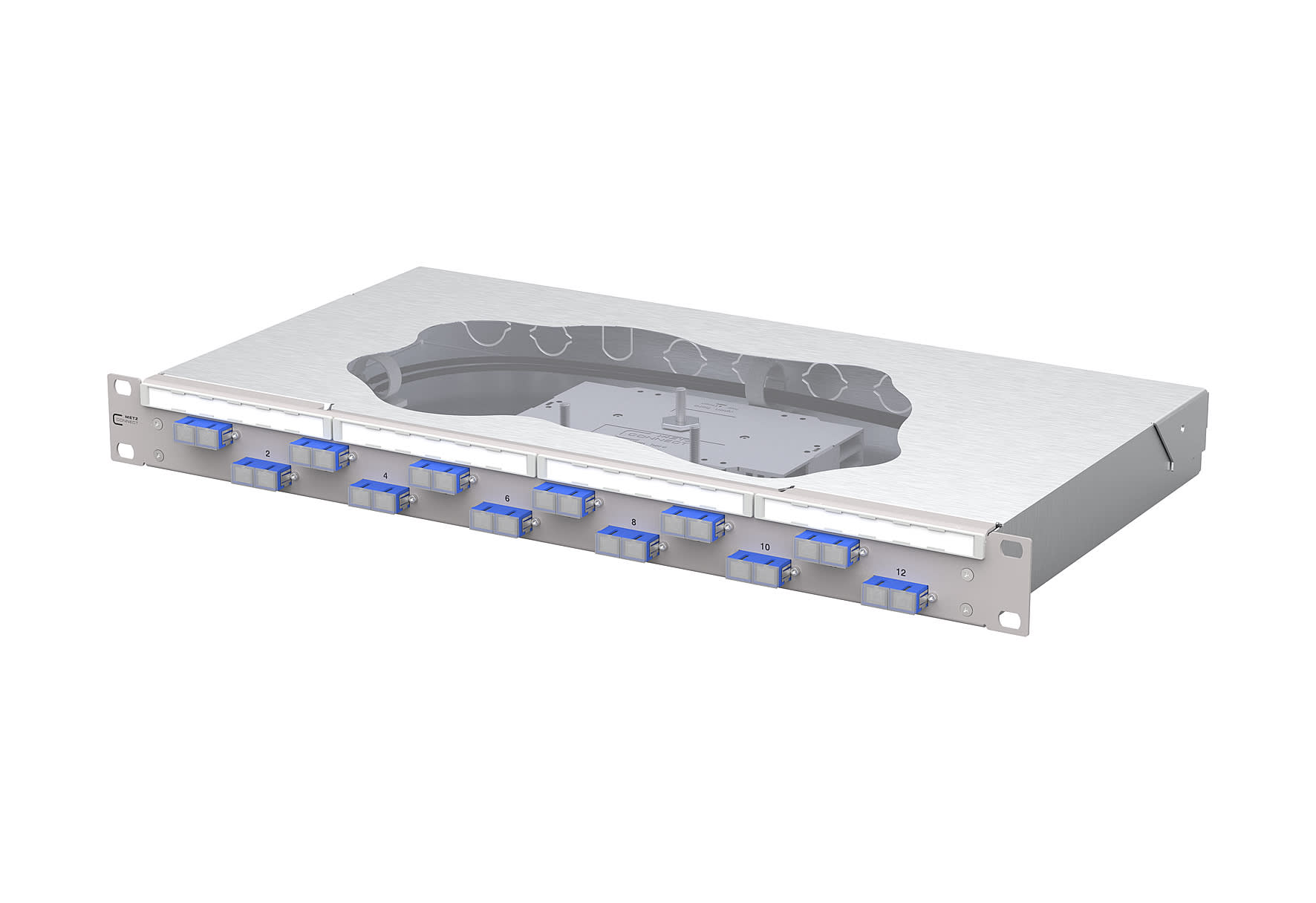 Metz - MEZ150459E212-F OpDAT fix2 Patchfeld splice 12xSC-D OS2
