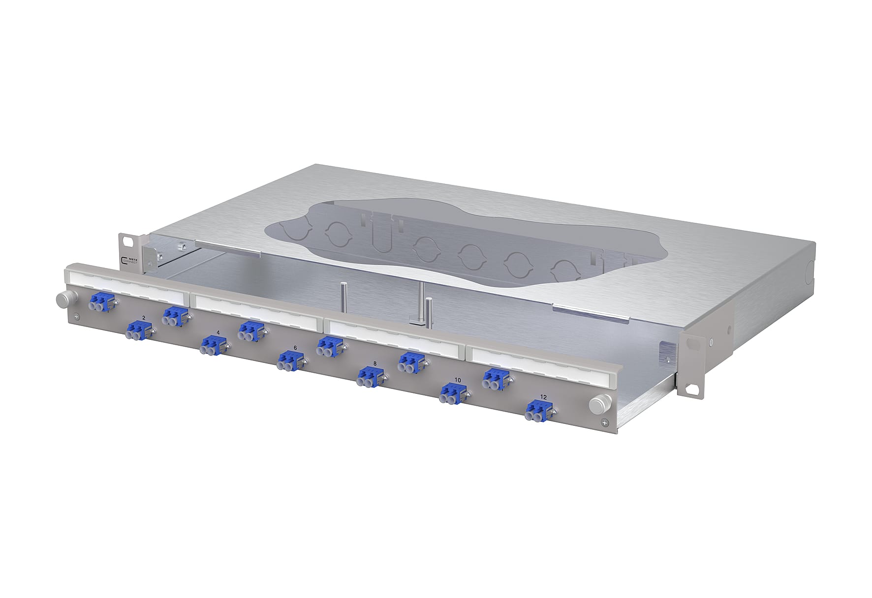 Metz - MEZ1504607412-F OpDAT slide2 Patchfeld VIK 12xLC-D OS2