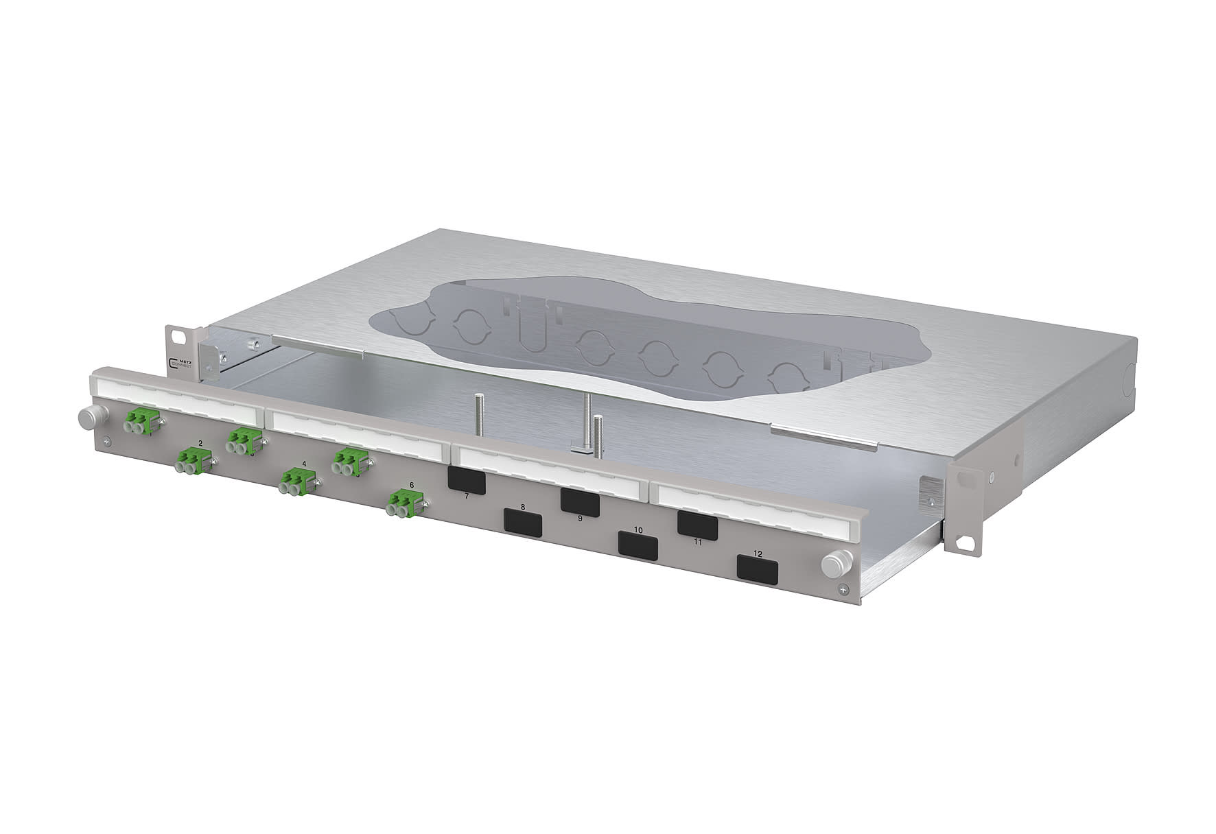 Metz - MEZ1504607606-F OpDAT slide2 Patchfeld VIK 6xLC-D APC OS