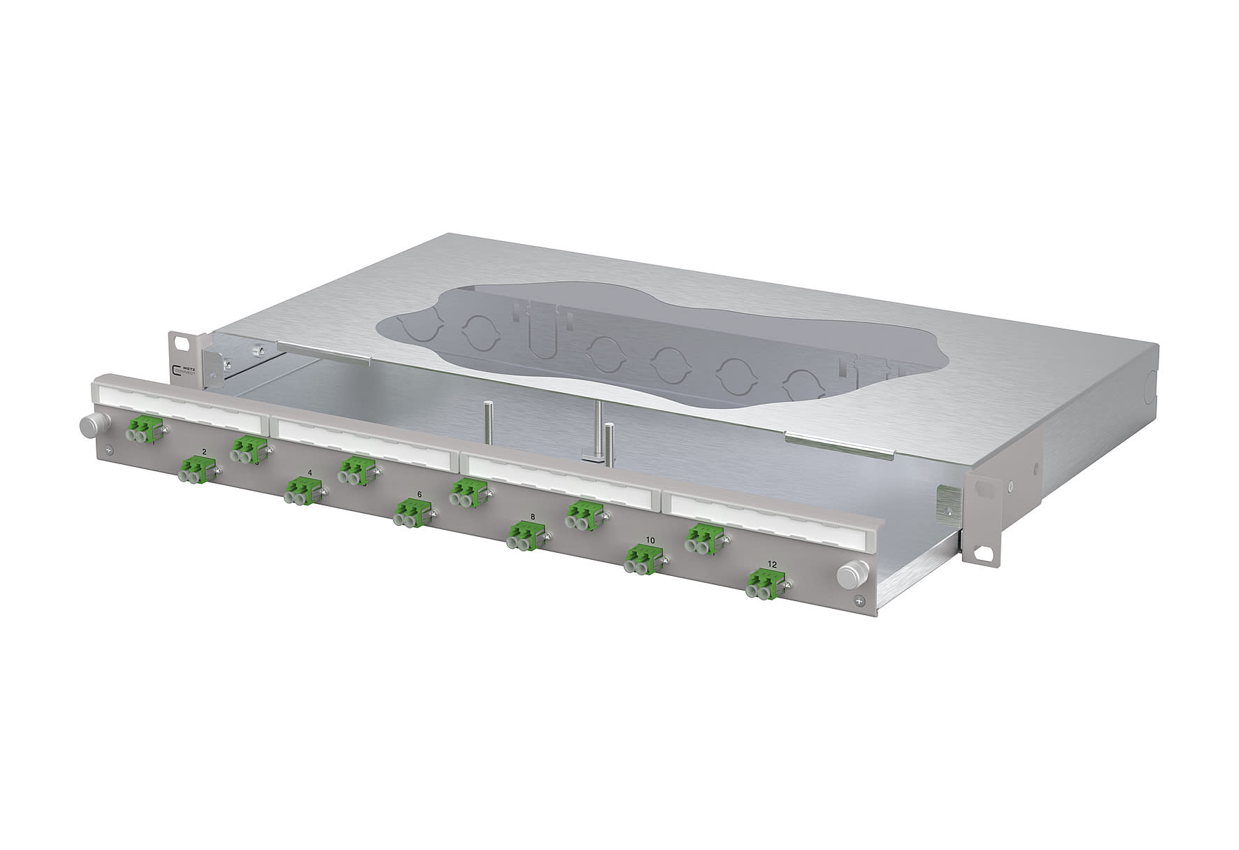 Metz - MEZ1504607612-F OpDAT slide2 Patchfeld VIK 12xLC-D APC O