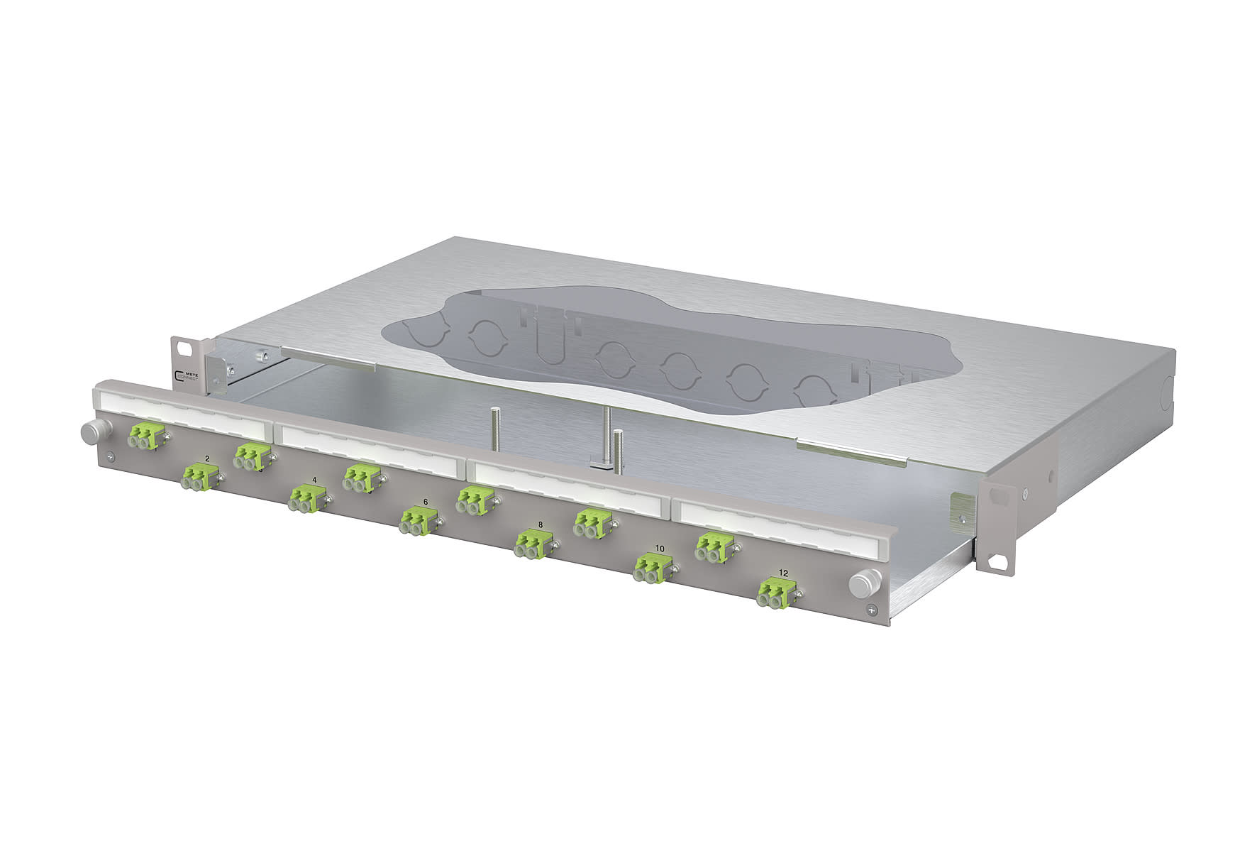 Metz - MEZ1504607M12-F OpDAT slide2 Patchfeld VIK 12xLC-D OM5
