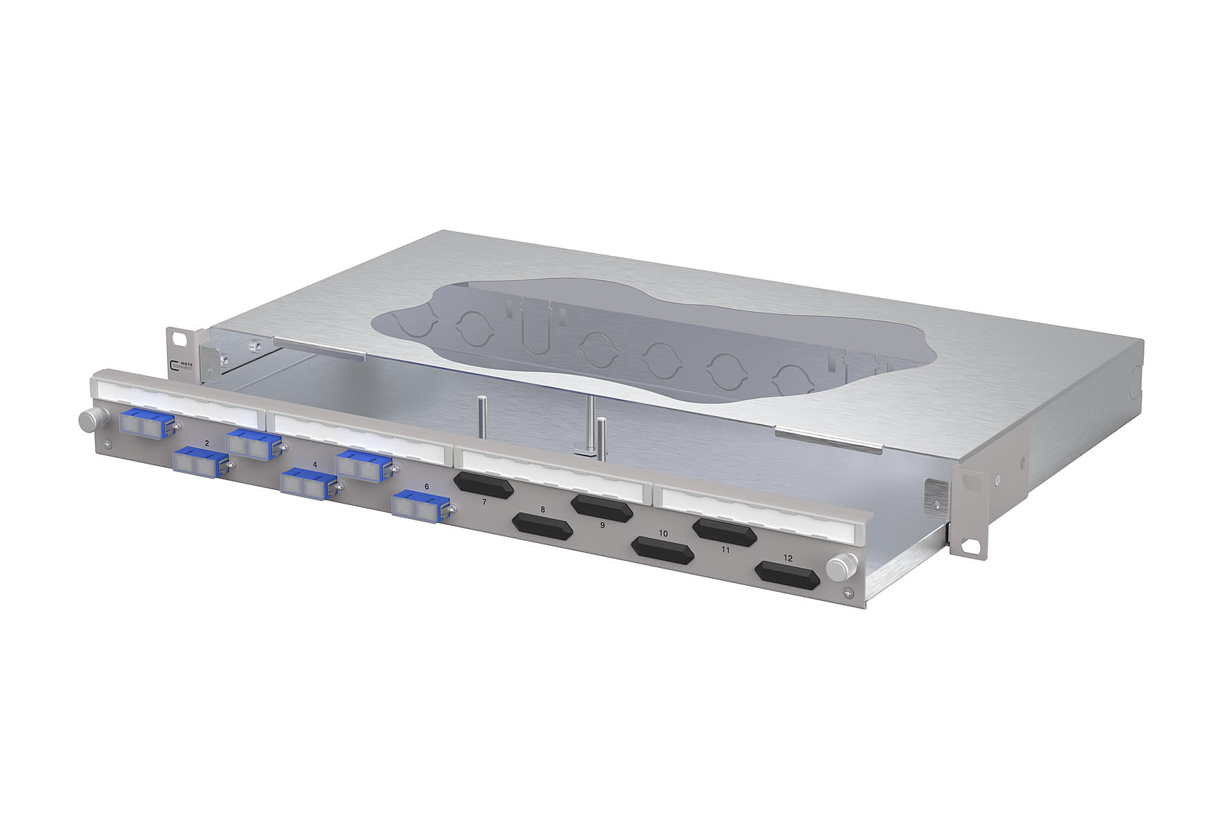 Metz - MEZ150460E206-F OpDAT slide2 Patchfeld VIK 6xSC-D OS2