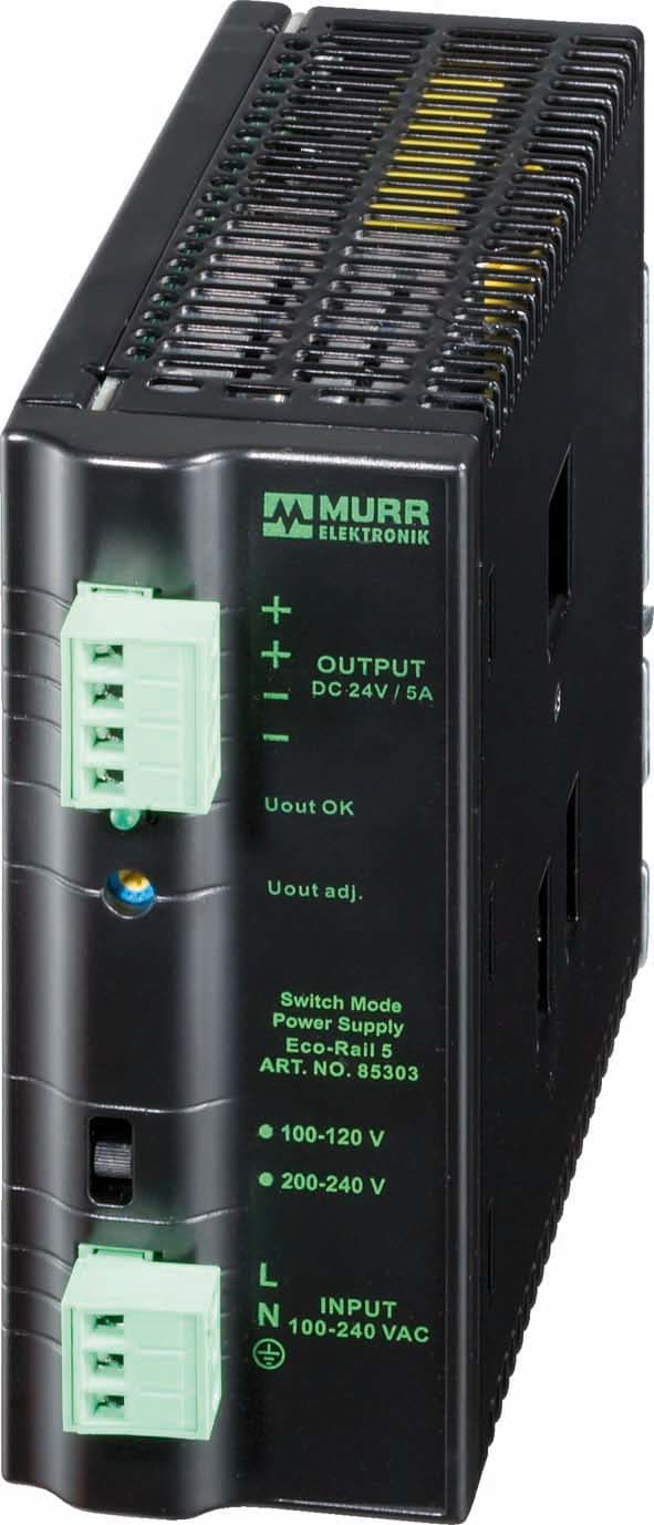 MURRELEKTRONIK SRL - MUE85303 ECO-RAIL ALIM. SWITCHING MONO. 24VDC/ 5A