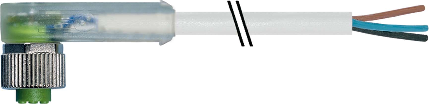 MURRELEKTRONIK SRL MUE7000123812130500 M12 FEM. 90? CON CAVO + LED