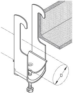 DIETZEL - DIE003828 Kabelschelle, fA1/4r A 145-150 mm, Wink