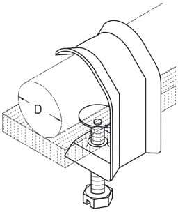 DIETZEL - DIE057371 Kabel- und Rohrhalter, fA1/4r bis 32 mm,