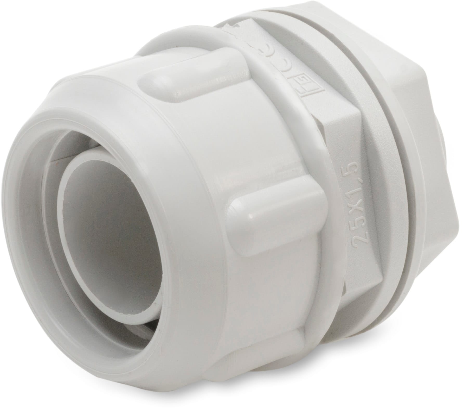 DIETZEL - DIE061218 Schlauchverschraubung, PP hellgrau, IP65