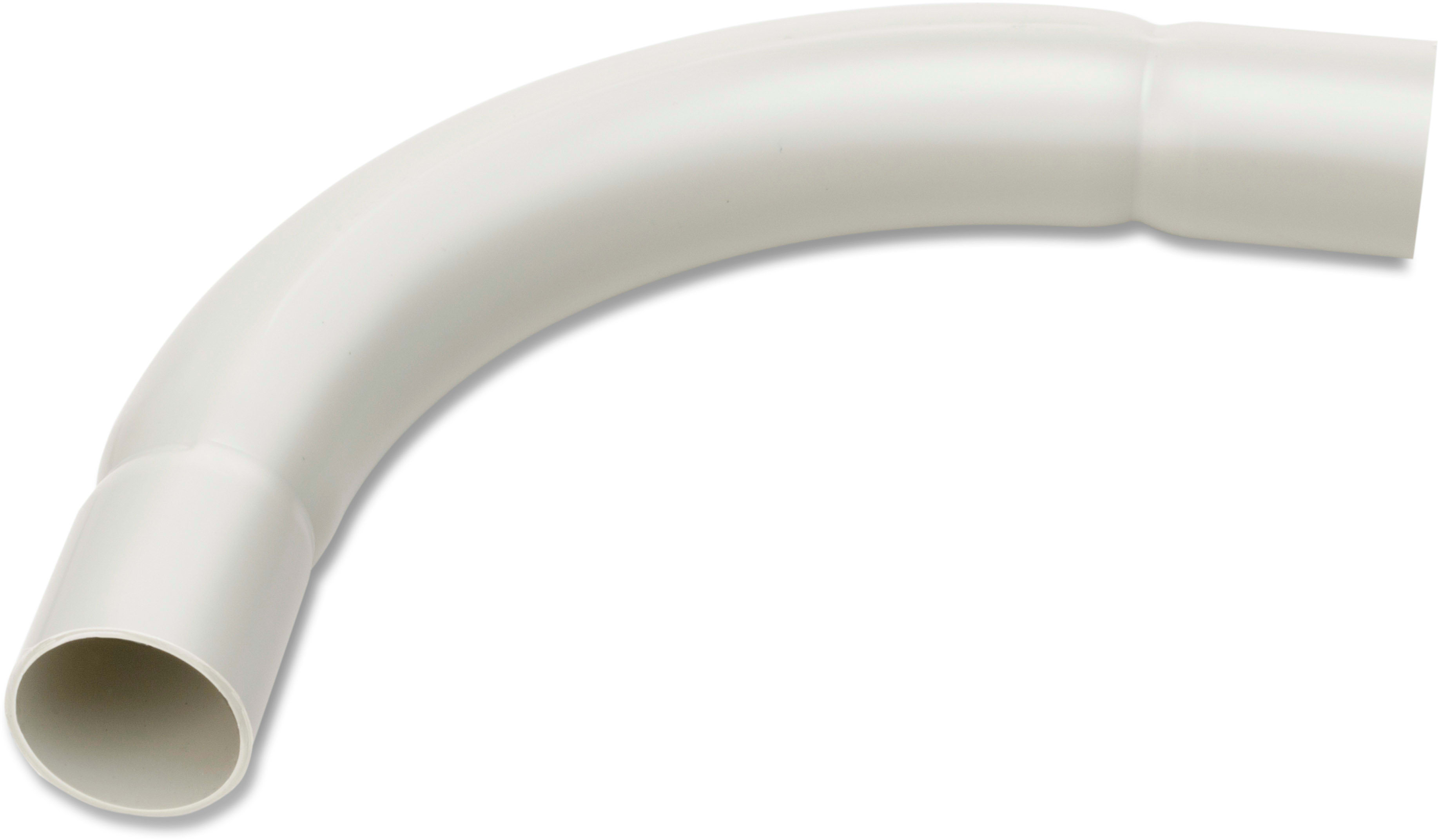 DIETZEL DIE065499 PVC-Steckbogen, A 50 mm, 90A^, gesickt,