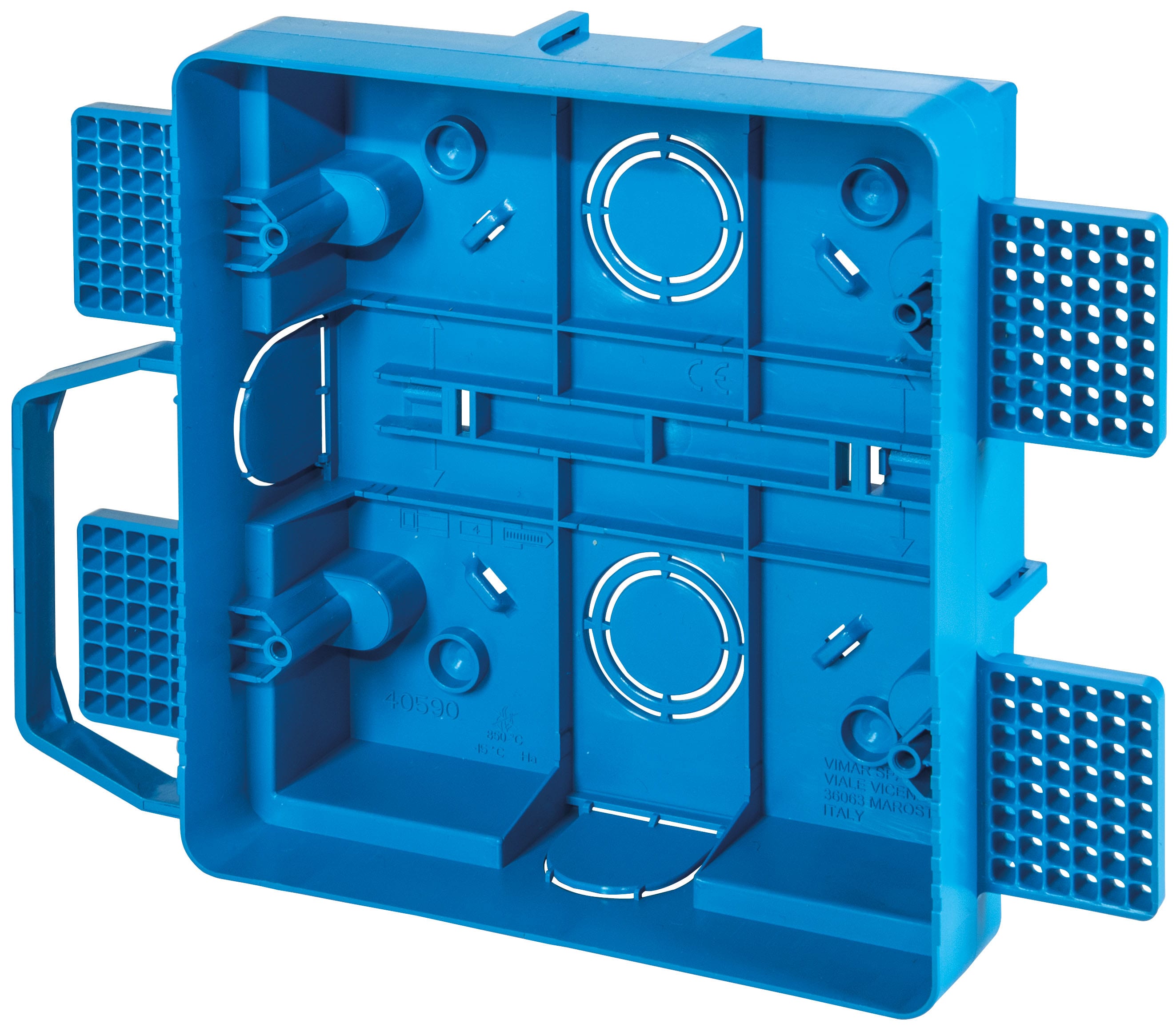 VIMAR SPA - VIW40590 Scatola incasso parete Tab5 Up azzurro