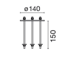 SIDE SPA - SDE4073 PIASTRA TIRAFONDI