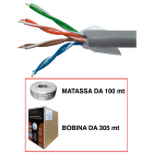 ELCART DISTRIBUTION ERT404070000 CAVO CAT.6 FILI RIGIDI RAME 305MT