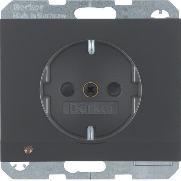 BERKER - BRK41097006 P.SCHUKO + LED K1 ANTR.OP.VERN.