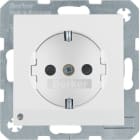 BERKER - BRK41098989 P.SCHUKO + LED S1/B3/B7 BIA.POL.LUCID